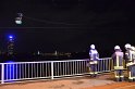 Einsatz BF Hoehenretter Koelner Seilbahn Hoehe Zoobruecke P2616